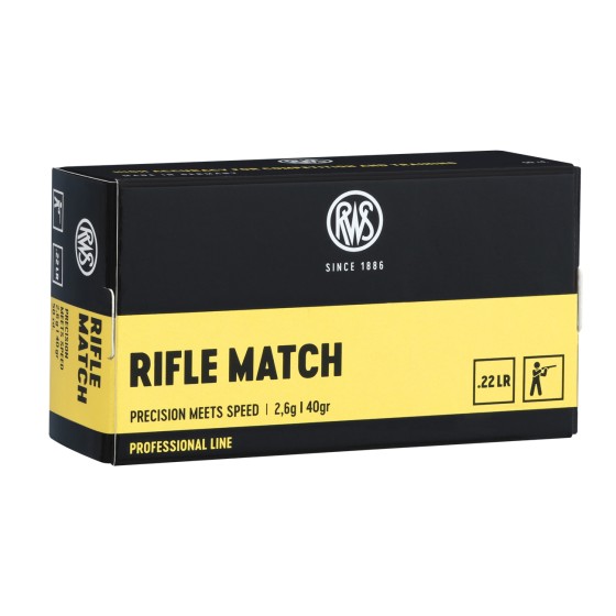 RWS Rifle Match .22LR (50 PK. )