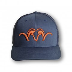 Blaser Cap "Mesh Snapback" - Blue with Orange Argali Logo