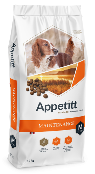 Appetitt Maintenance Medium Breed hundefôr 12 kg
