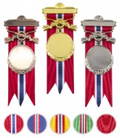 Medalje Kryssende Våpen med valgfritt bånd
