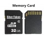 Silver Falcon Minnekort Micro SD 32 GB m/adapter